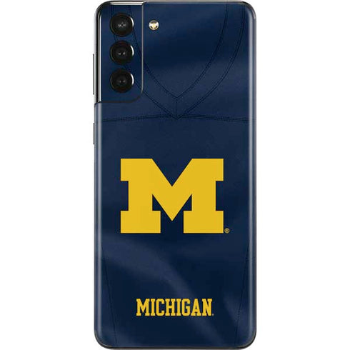 University of Michigan Blue Jersey Galaxy S21 Plus 5G Skin