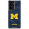 University of Michigan Blue Jersey Galaxy S21 Ultra 5G Clear Case