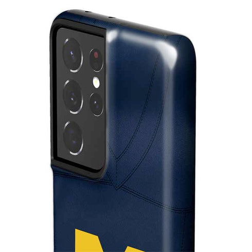 University of Michigan Blue Jersey Galaxy S21 Ultra 5G Pro Case