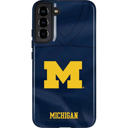 University of Michigan Blue Jersey Galaxy S22 Plus Pro Case