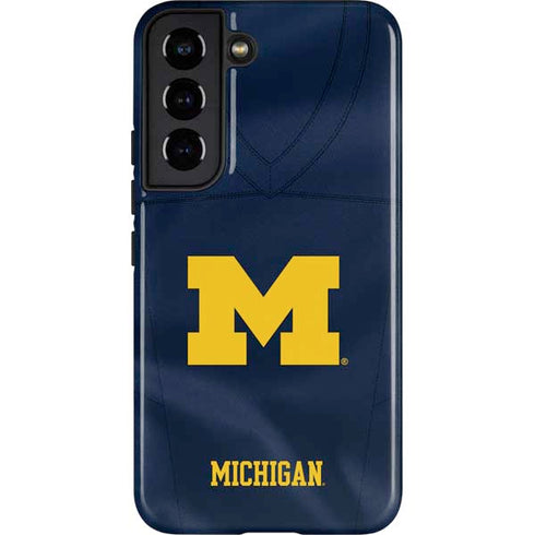 University of Michigan Blue Jersey Galaxy S22 Pro Case