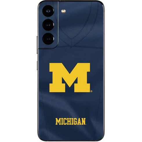 University of Michigan Blue Jersey Galaxy S22 Skin