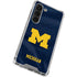 University of Michigan Blue Jersey Galaxy S23 Clear Case