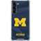 University of Michigan Blue Jersey Galaxy S23 Plus Clear Case