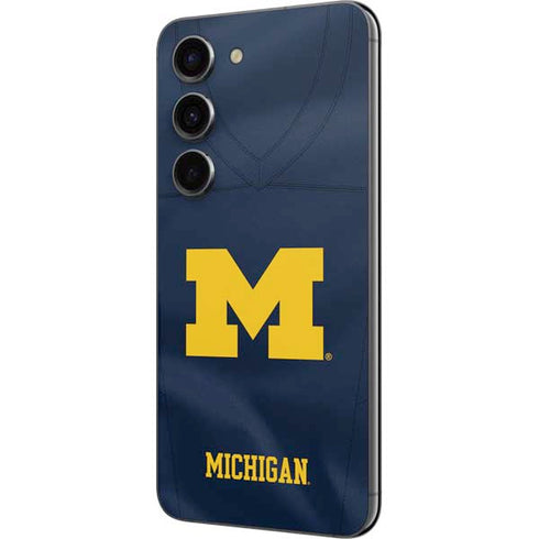 University of Michigan Blue Jersey Galaxy S23 Skin