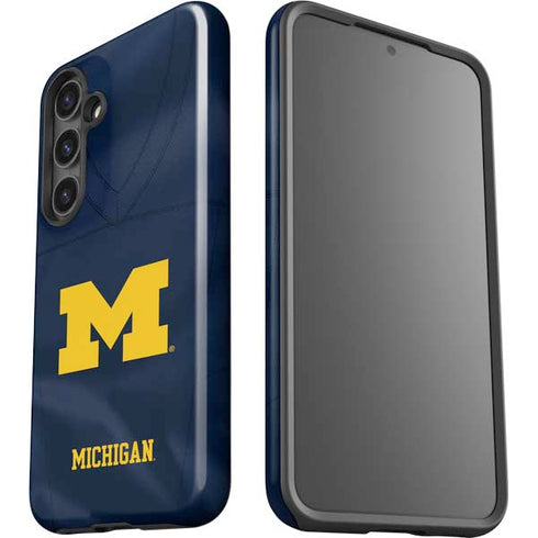 University of Michigan Blue Jersey Galaxy S25 Impact Case