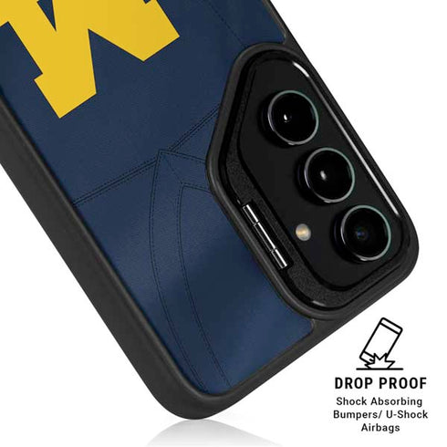 University of Michigan Blue Jersey Galaxy S24 Kickstand Case