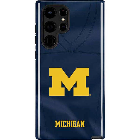 University of Michigan Blue Jersey Galaxy Cases