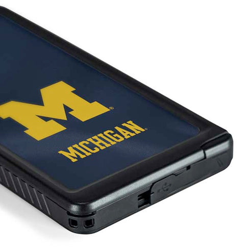 University of Michigan Blue Jersey Galaxy S24 Ultra Waterproof Case