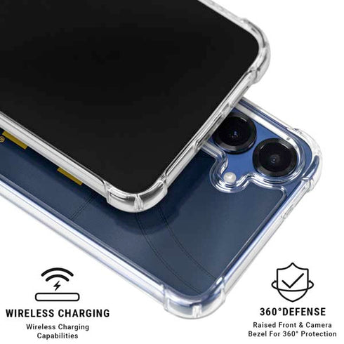 University of Michigan Blue Jersey Galaxy S25 Clear Case