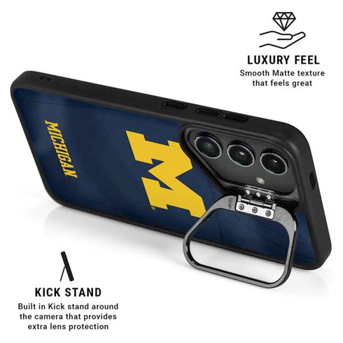 University of Michigan Blue Jersey Galaxy S26 Kickstand Case