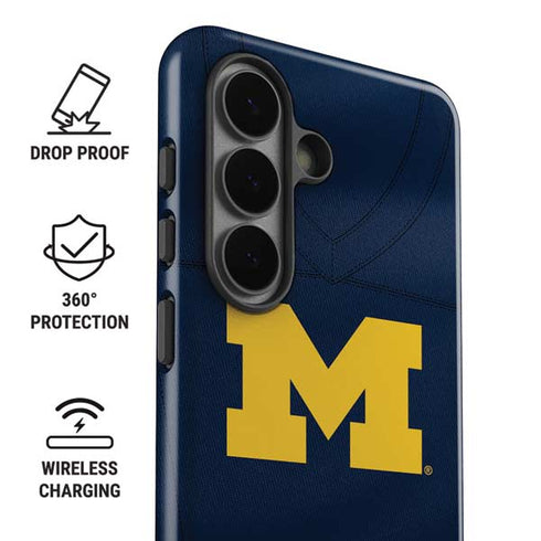 University of Michigan Blue Jersey Galaxy S26 Plus Impact Case