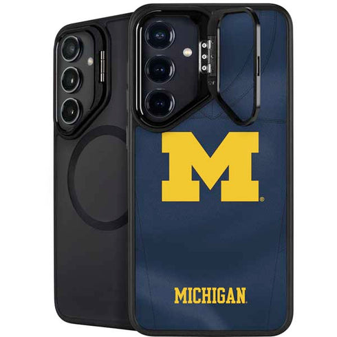 University of Michigan Blue Jersey Galaxy S26 Plus Kickstand Case