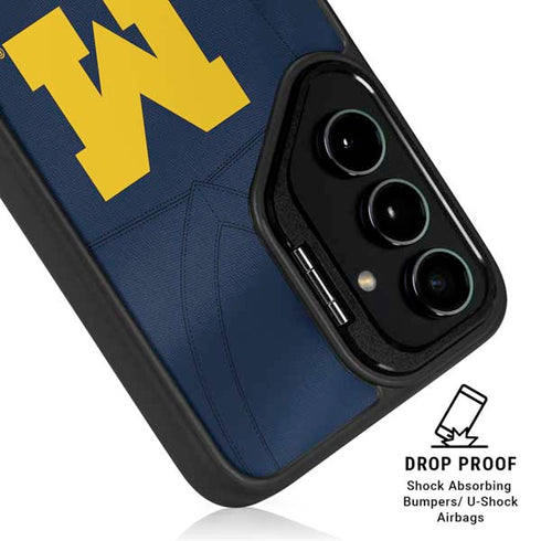 University of Michigan Blue Jersey Galaxy S26 Plus Kickstand Case