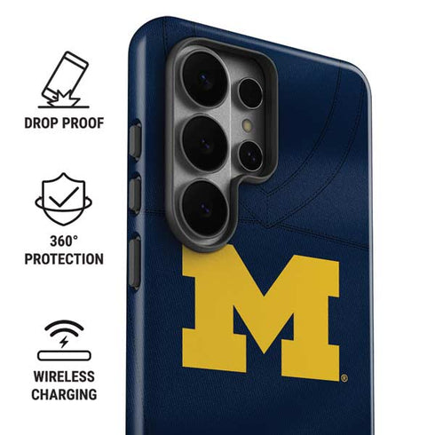 University of Michigan Blue Jersey Galaxy S26 Ultra Impact Case