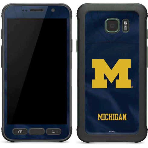 University of Michigan Blue Jersey Galaxy S7 Active Skin
