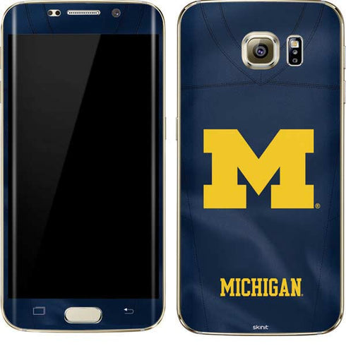 University of Michigan Blue Jersey Galaxy S7 Edge Skin