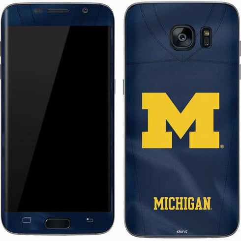 University of Michigan Blue Jersey Galaxy S7 Skin