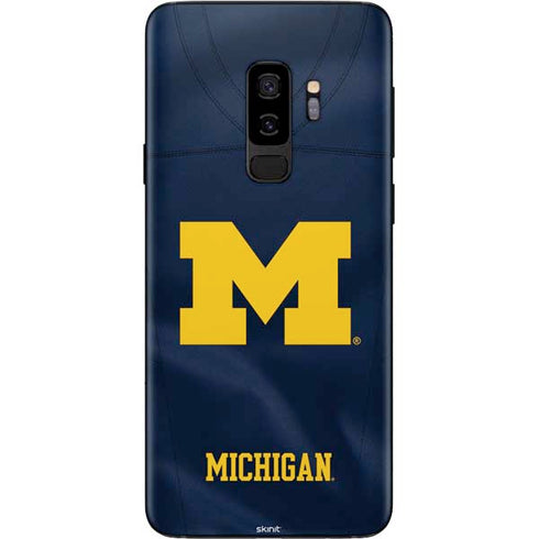 University of Michigan Blue Jersey Galaxy S9 Plus Skin