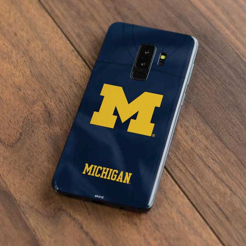 University of Michigan Blue Jersey Galaxy S9 Plus Skin
