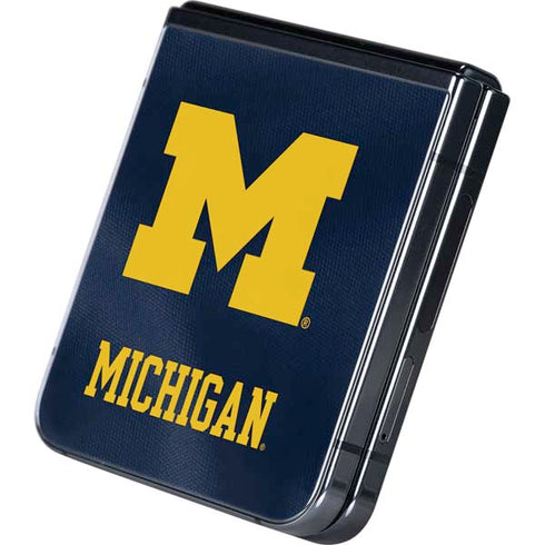 University of Michigan Blue Jersey Galaxy Z Flip5 5G Skin