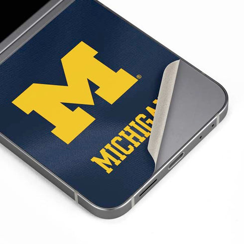 University of Michigan Blue Jersey Galaxy Z Flip6 Skin