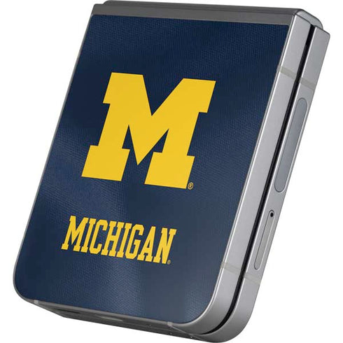 University of Michigan Blue Jersey Galaxy Z Flip6 Skin