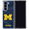 University of Michigan Blue Jersey Galaxy Z Fold5 5G Clear Case