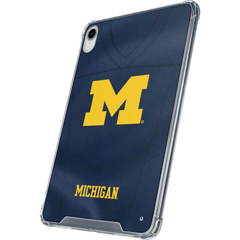 University of Michigan Blue Jersey iPad 11th Gen (2025) Clear Case