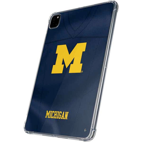 University of Michigan Blue Jersey iPad Pro 11in (2024) Clear Case