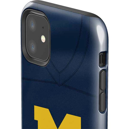 University of Michigan Blue Jersey iPhone 11 Impact Case