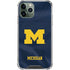 University of Michigan Blue Jersey iPhone 11 Pro Max Clear Case