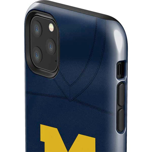 University of Michigan Blue Jersey iPhone 11 Pro Max Impact Case