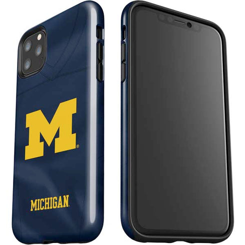 University of Michigan Blue Jersey iPhone 11 Pro Max Impact Case