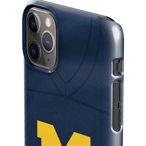 University of Michigan Blue Jersey iPhone 11 Pro Max Lite Case