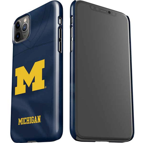 University of Michigan Blue Jersey iPhone 11 Pro Max Lite Case
