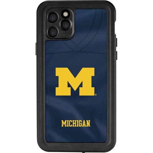 University of Michigan Blue Jersey iPhone 11 Pro Waterproof Case