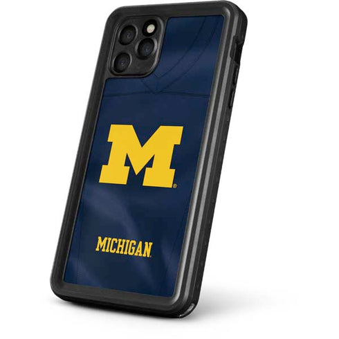 University of Michigan Blue Jersey iPhone 11 Pro Waterproof Case