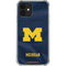 University of Michigan Blue Jersey iPhone 12 Clear Case