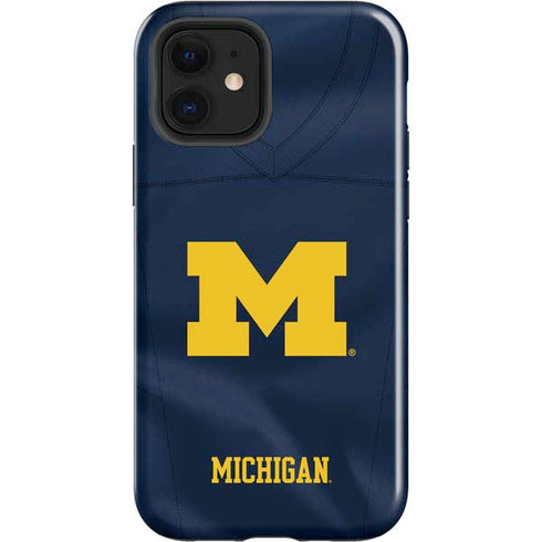 University of Michigan Blue Jersey iPhone 12 Impact Case