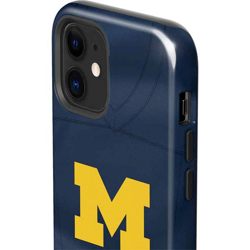 University of Michigan Blue Jersey iPhone 12 Mini Impact Case