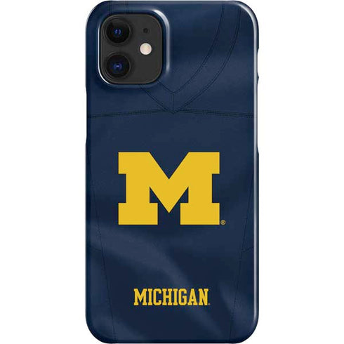 University of Michigan Blue Jersey iPhone 12 Mini Lite Case