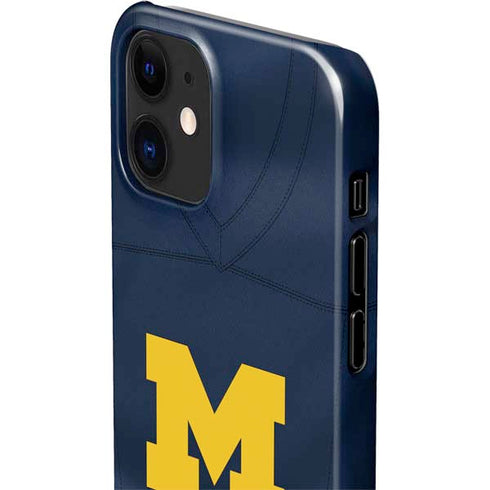 University of Michigan Blue Jersey iPhone 12 Mini Lite Case