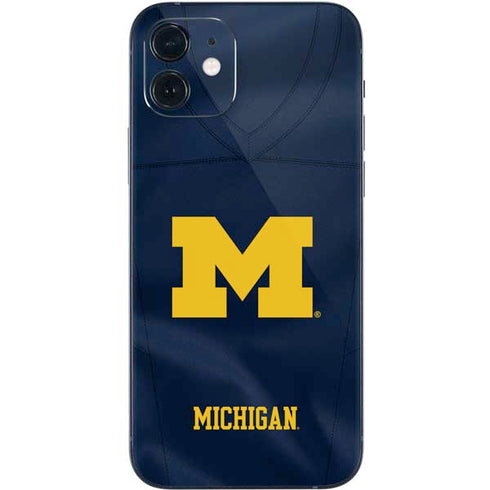 University of Michigan Blue Jersey iPhone 12 Mini Skin