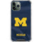 University of Michigan Blue Jersey iPhone 12 Pro Clear Case
