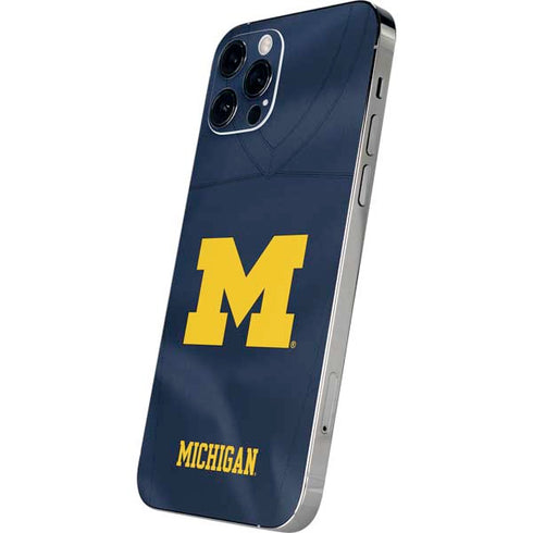 University of Michigan Blue Jersey iPhone 12 Pro Max Skin