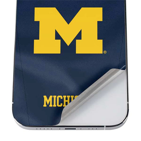 University of Michigan Blue Jersey iPhone 12 Pro Max Skin
