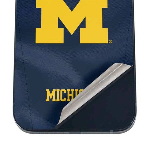 University of Michigan Blue Jersey iPhone 12 Skin