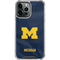 University of Michigan Blue Jersey iPhone 13 Pro Max Clear Case