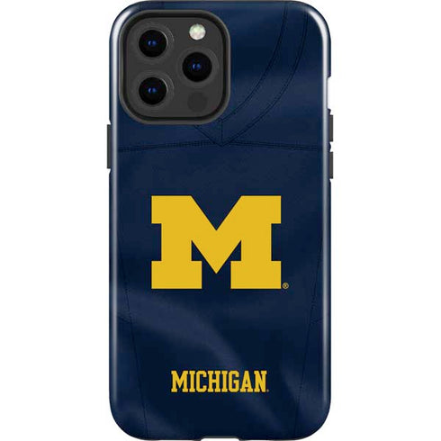 University of Michigan Blue Jersey iPhone 13 Pro Max Impact Case